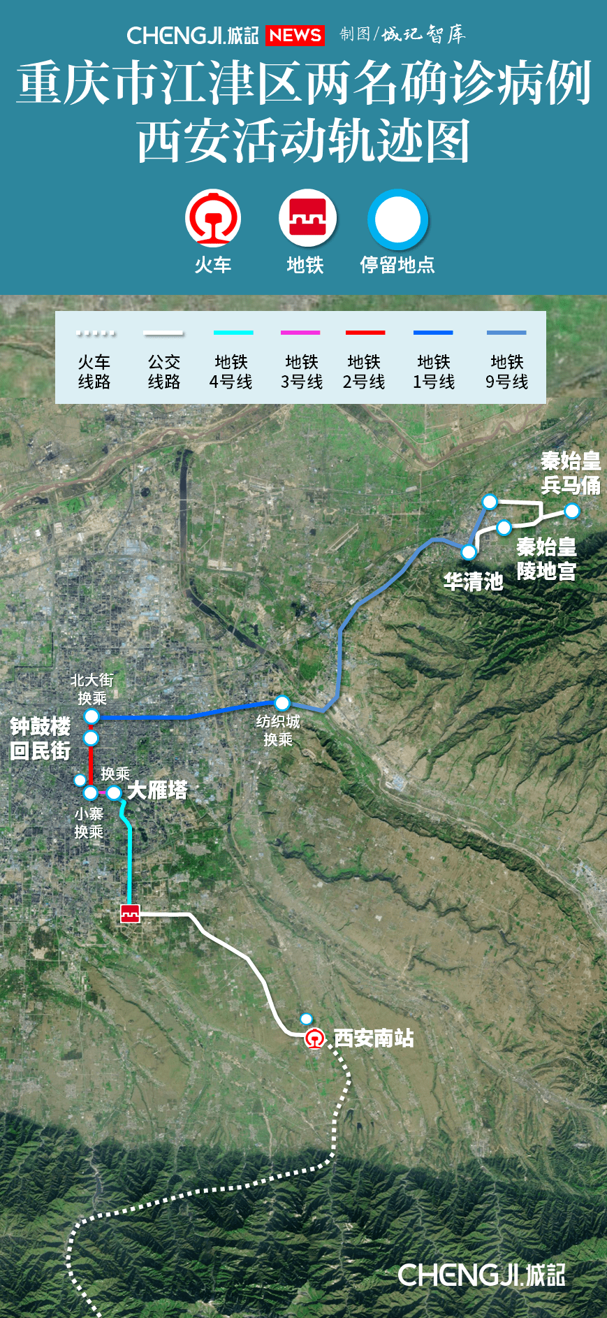 重庆西安防疫挑战，跨城追踪确诊病例轨迹