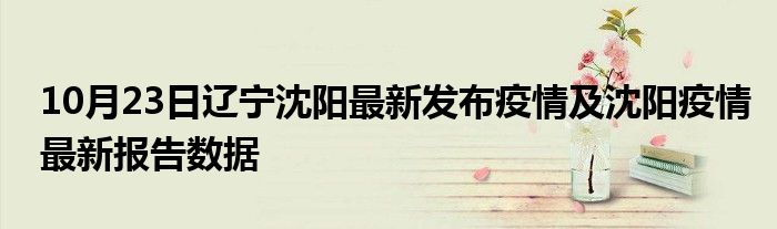 沈阳疫情最新动态，今日病例数增加